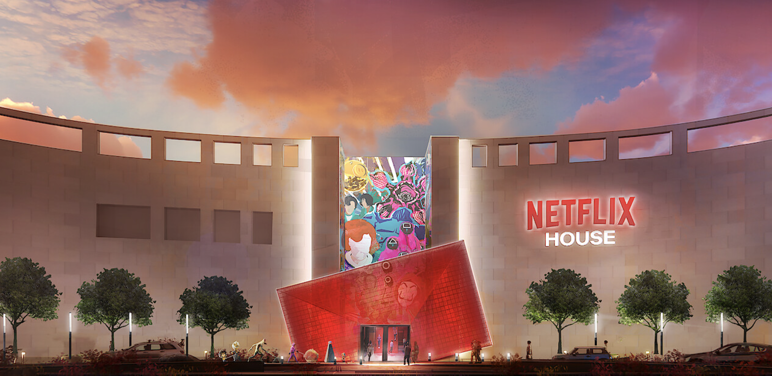 Netflix is opening a giant dining and entertainment complex two hours outside of NYC