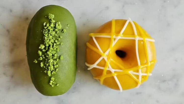 La Do: Donut de mango, mandarina i yuzu