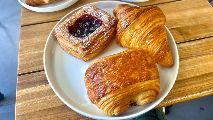 Croissants and danishes at Artisanal Goods by CAR