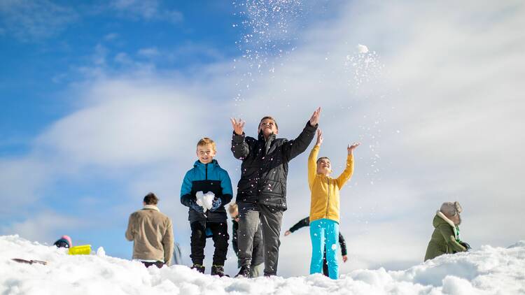 Weekend away at this snow festival at the Hunter Valley Gardens