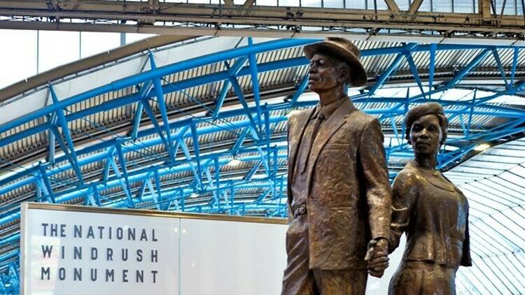 National Windrush Monument, London Waterloo Station