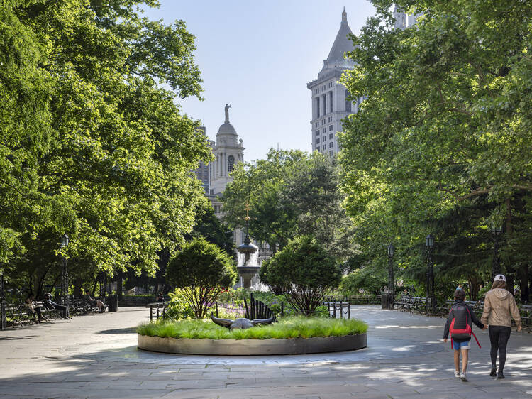 "Attrition" in City Hall Park