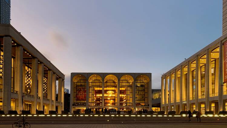 lincoln center at night