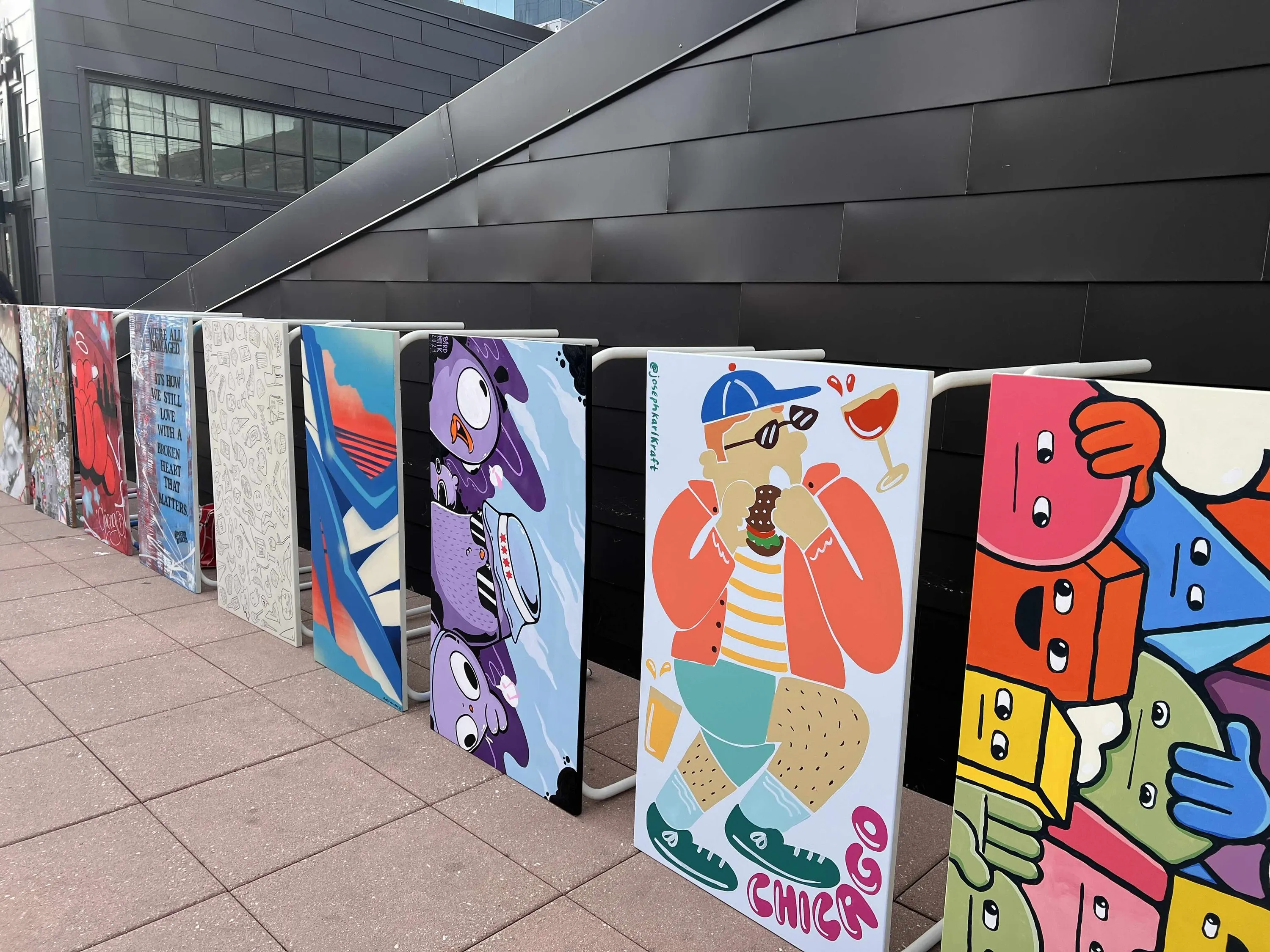Painted tables