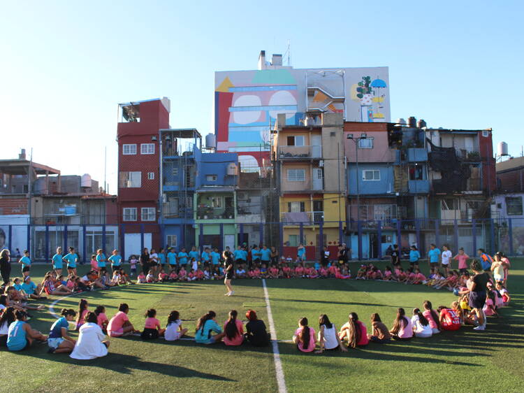 Cancha de Güemes, Barrio Mugica