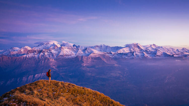 Hike to the summit of Brienzer Rothorn