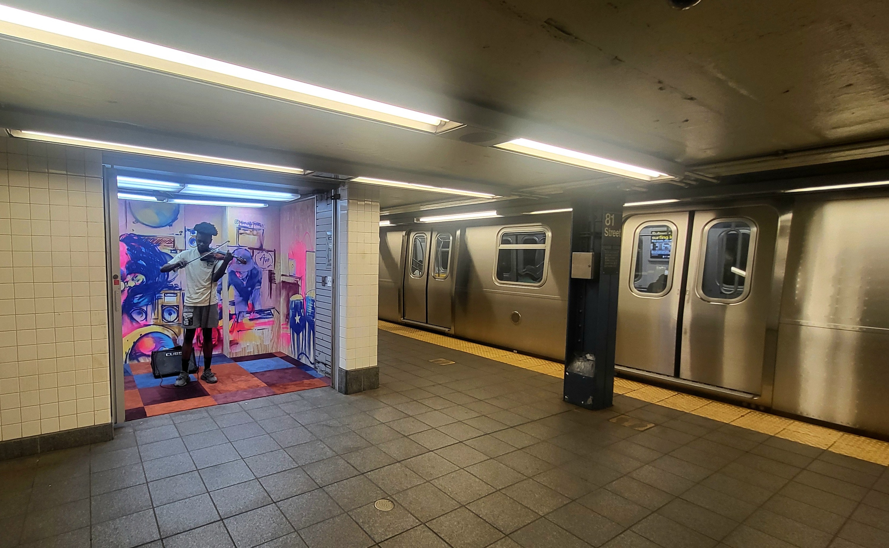 81st Street subway sound booth