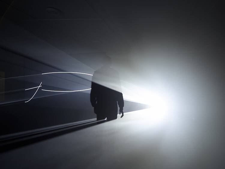 Immerse yourself in Anthony McCall’s geometric light sculptures