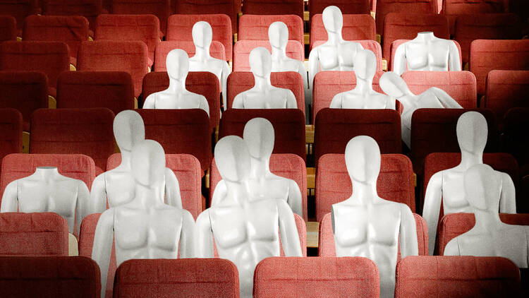 Mannequins in a theatre