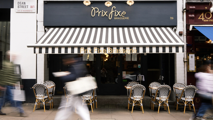 Two courses plus prosecco at Prix Fixe Brasserie