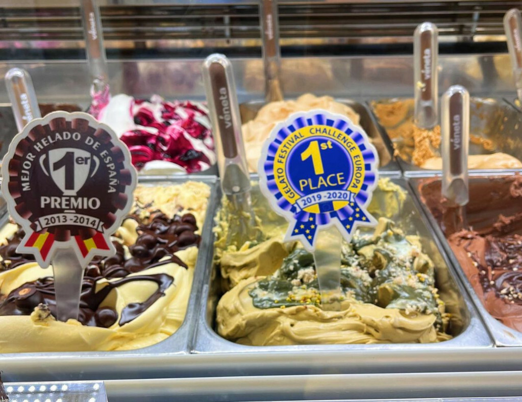 Una gelateria a Madrid, classificata tra le migliori al mondo nel 2024