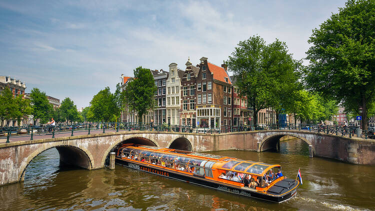 Canal cruise in Amsterdam