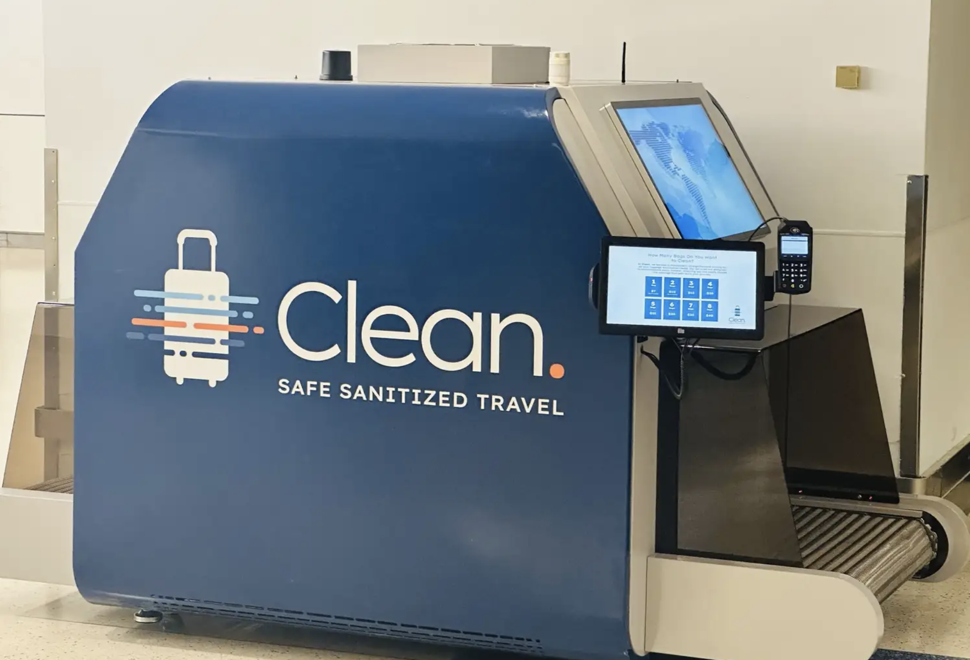 You can now sanitize your luggage inside this new machine at JFK