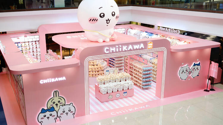 Chiikawa x Miniso pop-up store at Festival Walk