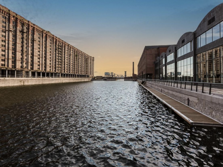 Titanic Hotel overlooking Albert Dock