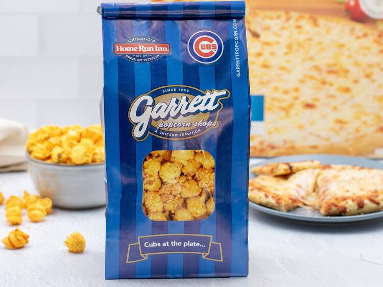 Home Run Inn and Garrett Popcorn are bringing pizza-flavored popcorn to Wrigley Field this week