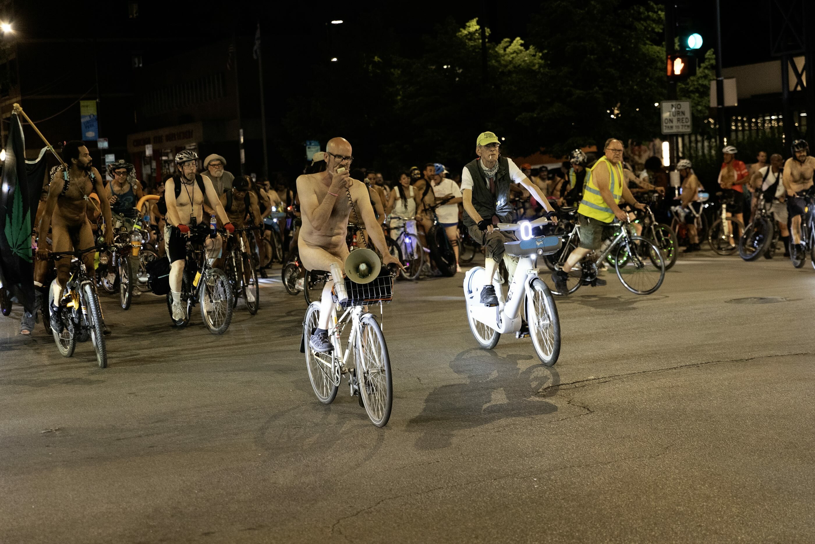 Photos From The World Naked Bike Ride Chicago 2024