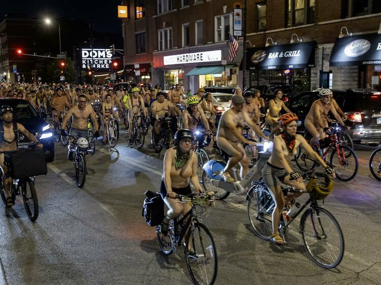 Check out photos from the World Naked Bike Ride Chicago 2024