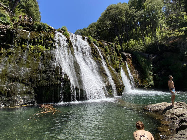 Visitar la cascada Ñivinco