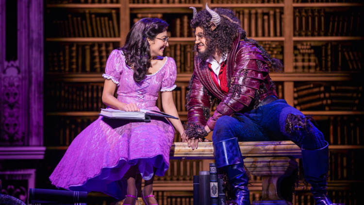 Shubshri Kandiah and Brendan Xavier in Disney's Beauty and The Beast