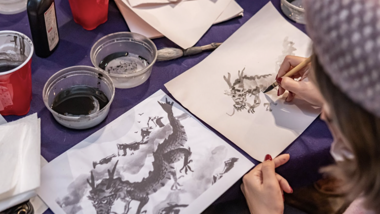 Sumi-e (Japanese Ink-Painting) Class