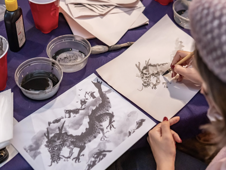 Sumi-e (Japanese Ink-Painting) Class