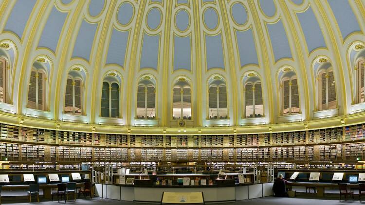 The British Museum reading room interior