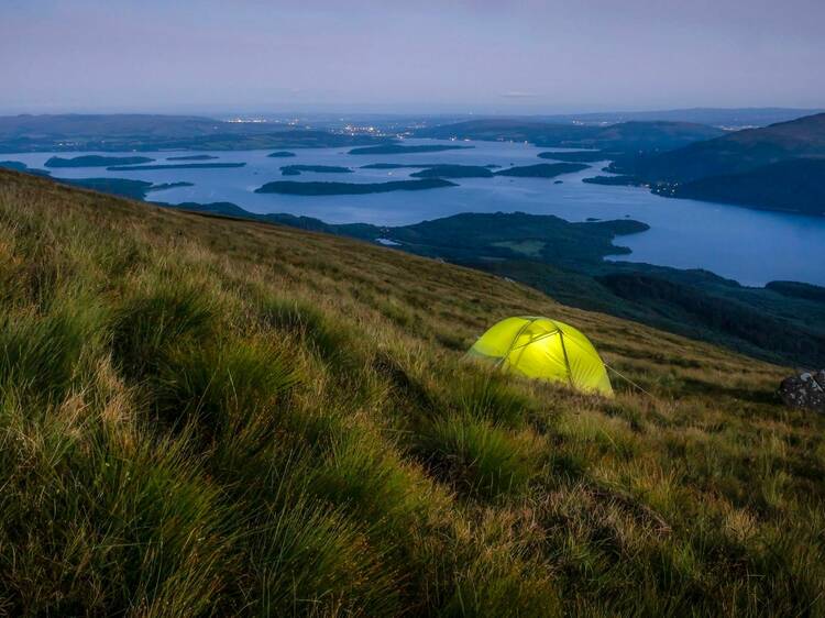 Wild camping at Ben Lomond