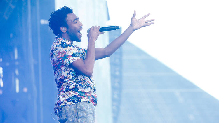 Childish Gambino on stage