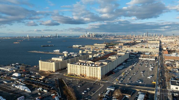 arial view of Brooklyn Army Terminal