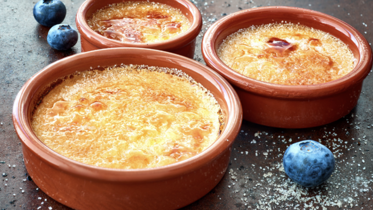 Crème Brûlée, Chocolate Mousse & Madeleines