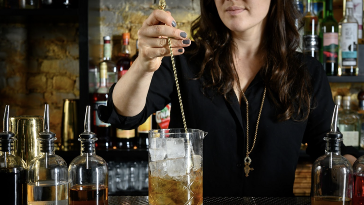 A holiday mixology class