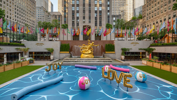 "Pool Party" at Rockefeller Center