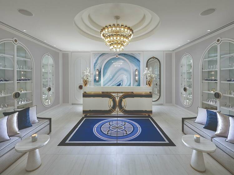 Fancy spa interiors at Crown Towers Perth