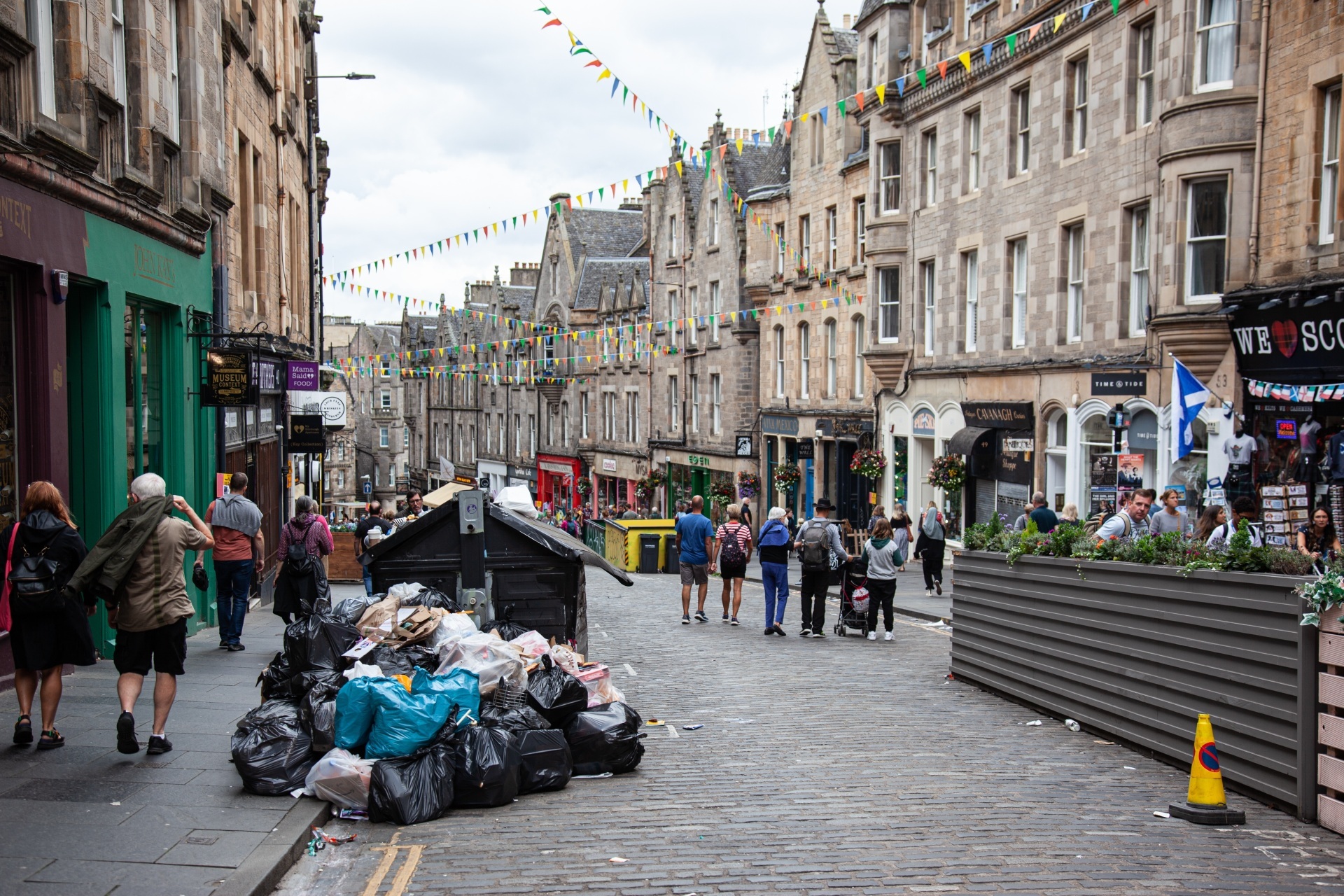 Garbage men will go on strike during the Fringe Festival