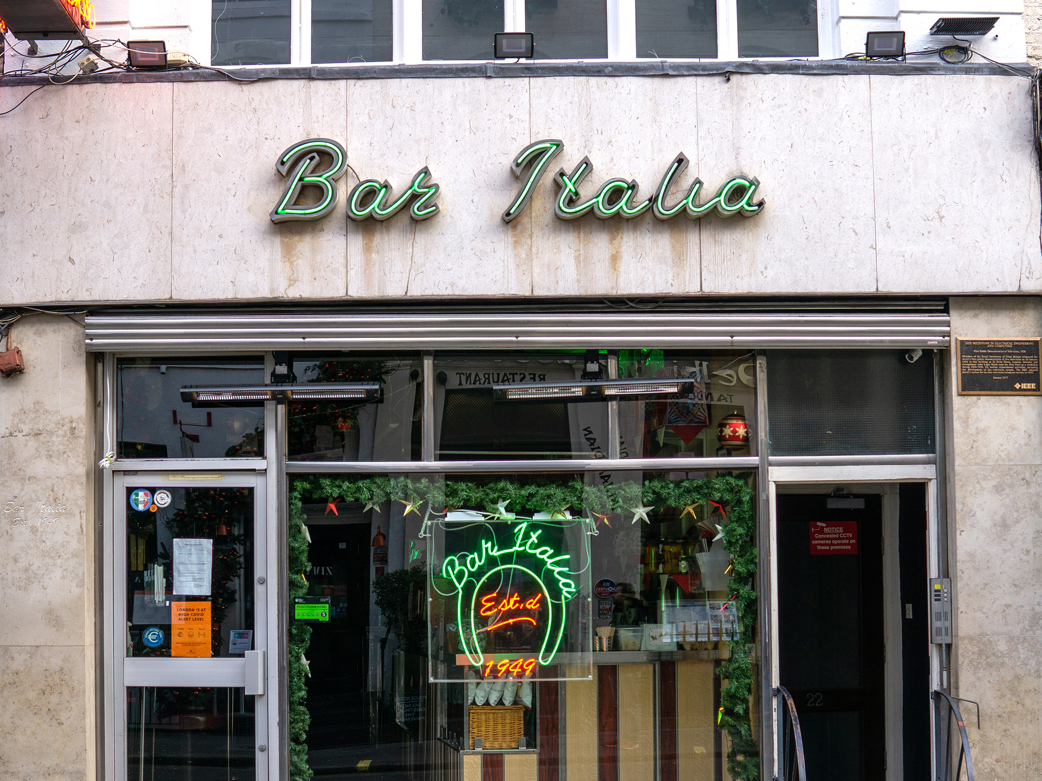 Two legendary Soho cafes made the list of most beautiful coffee shops in the world