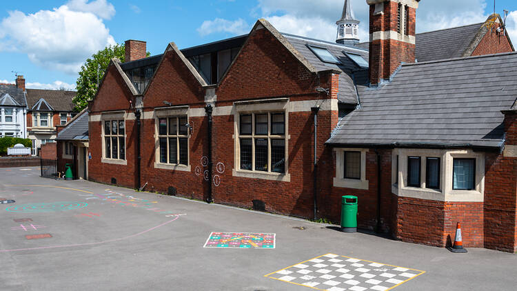 Playground in a UK primary school