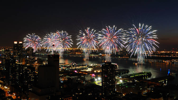 fireworks in NYC