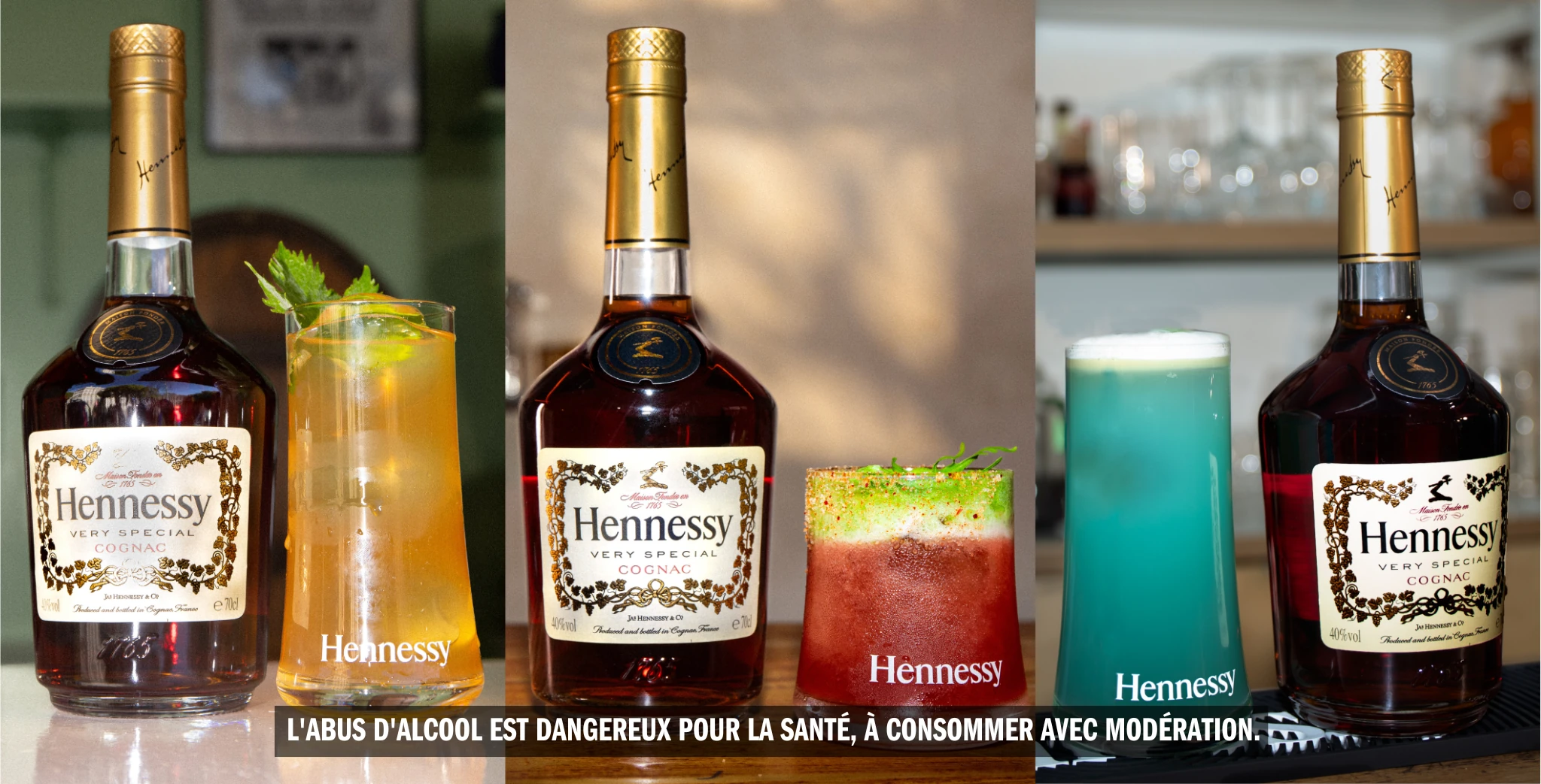 Les 3 cocktails imagin&eacute;s : L&rsquo;Uvalation, La Figuette et le Bleustr