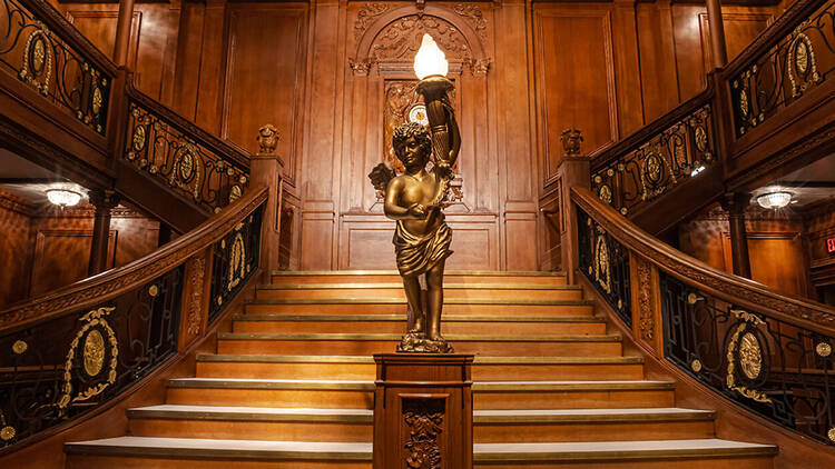 Titanic: The Artifact Exhibition staircase