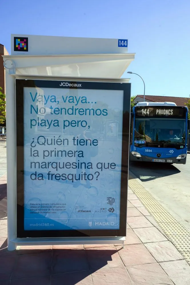 Marquesina refrescante