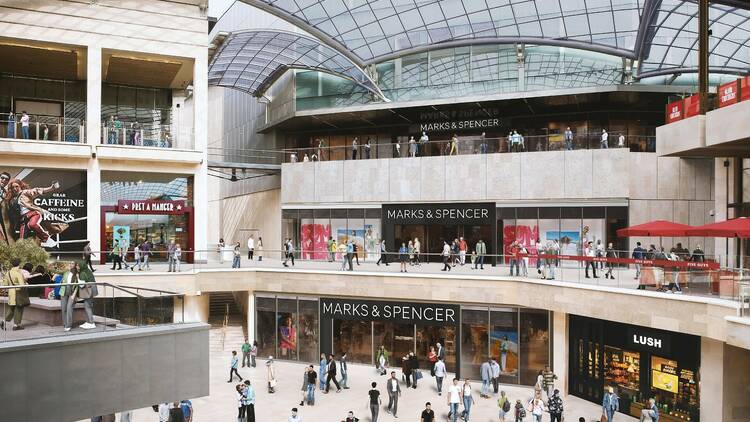 Marks and Spencer new flagship store in Bristol, Cabot Circus