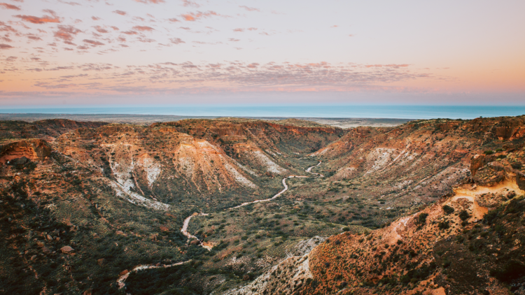 Picnic at the top of Charles Knife Canyon