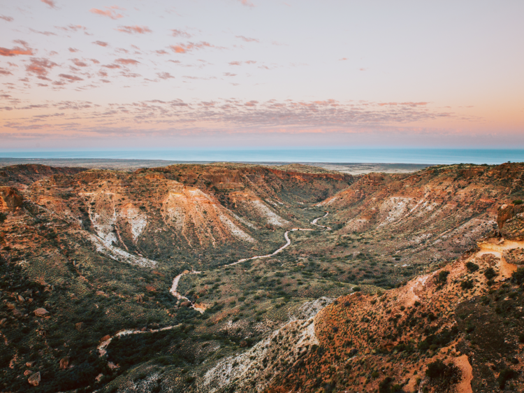 Picnic at the top of Charles Knife Canyon