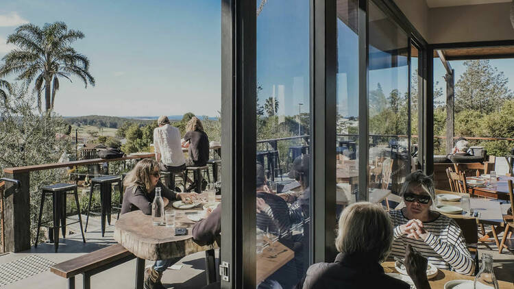 The balcony at The Milton Hotel