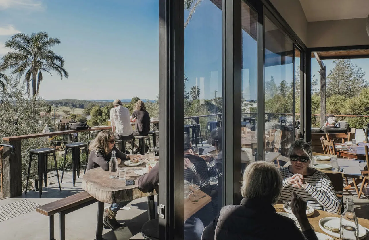 The balcony at The Milton Hotel