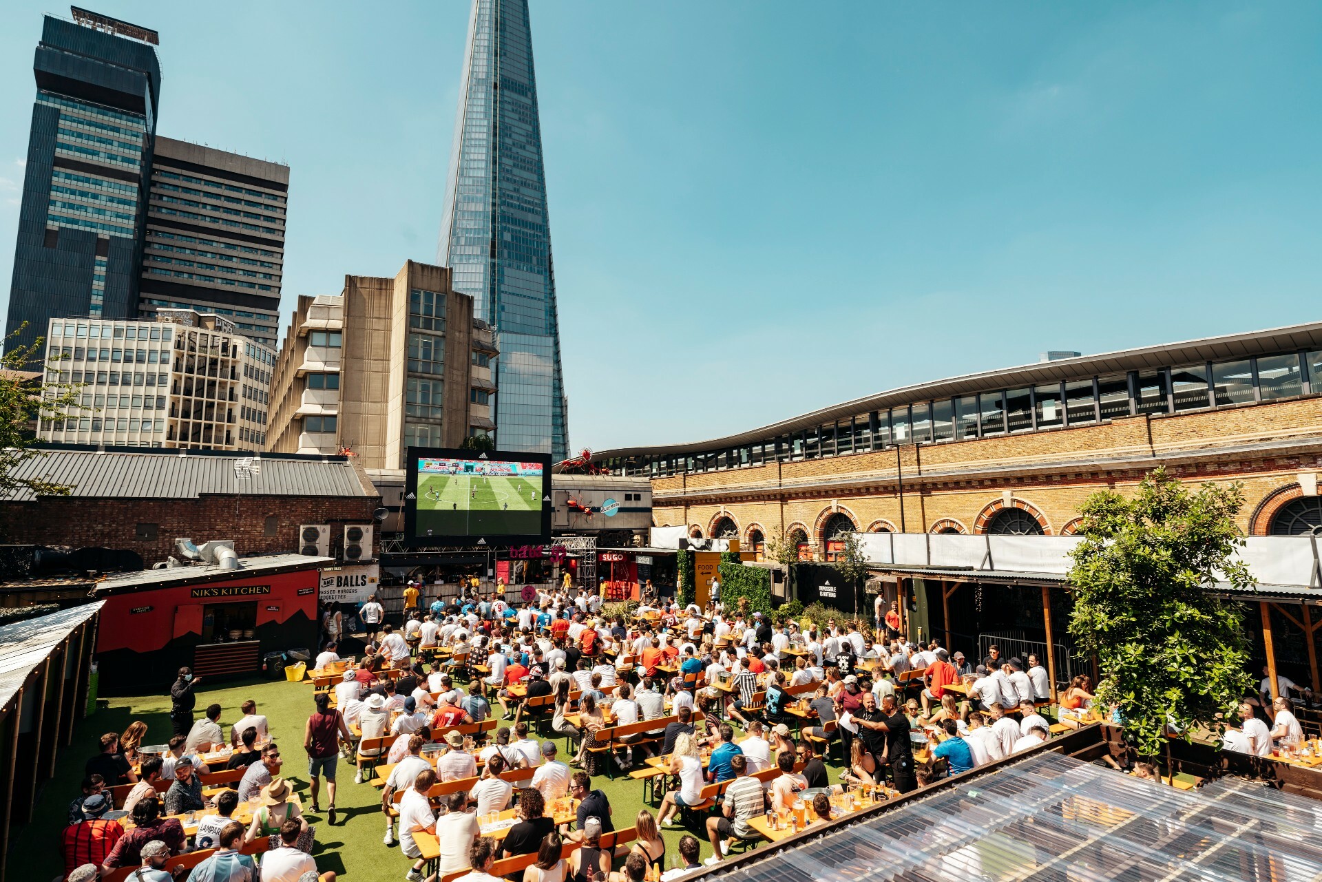 All the big screens in London for the Euros 2024 final that are still taking bookings