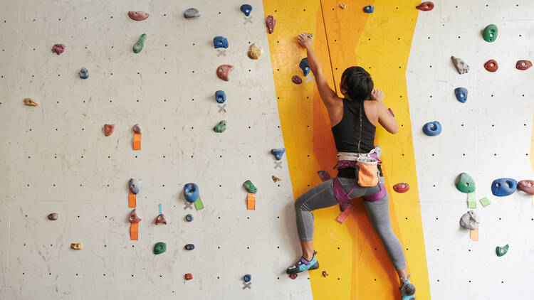 Indoor climbing