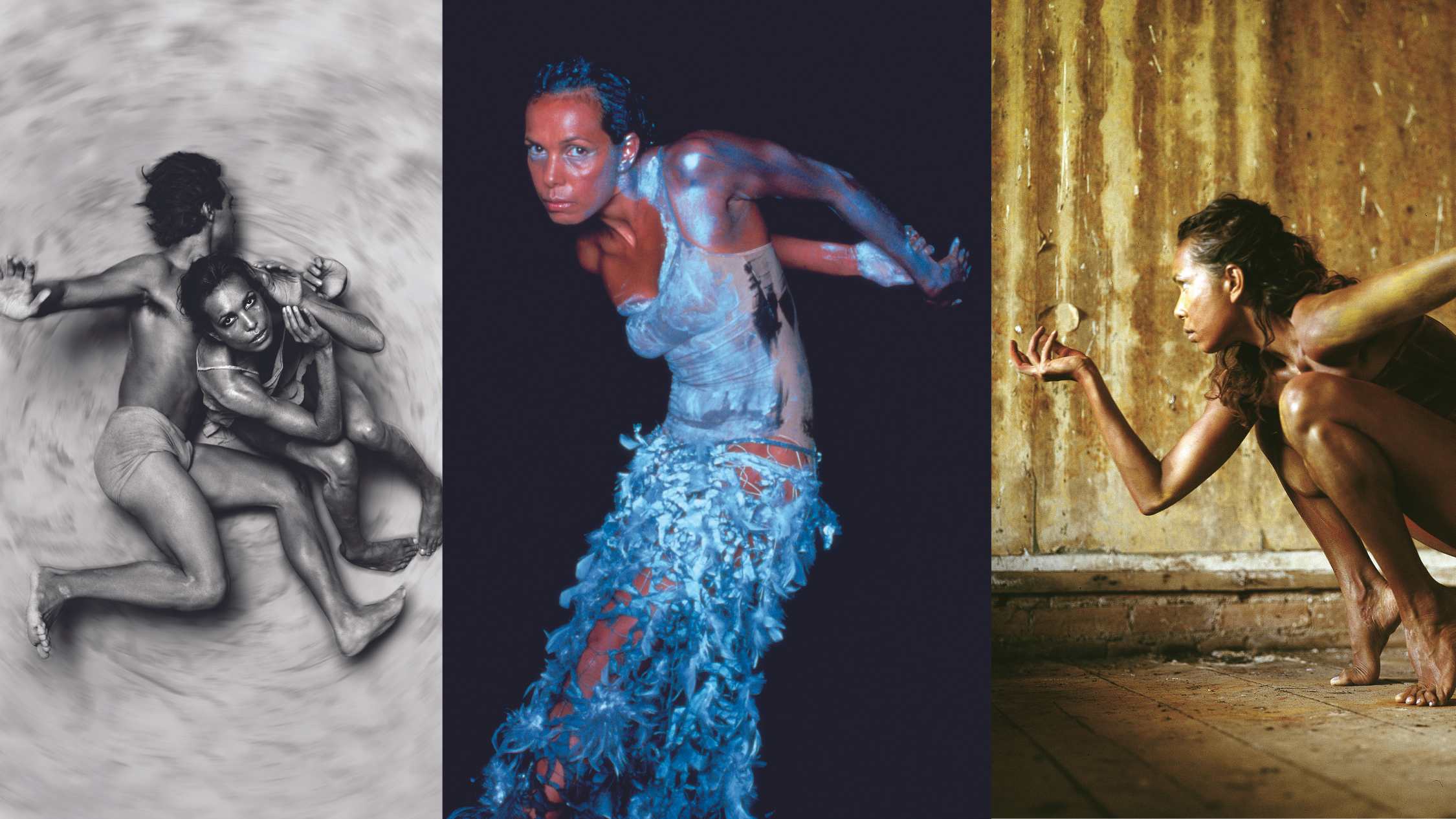 Archival images of Frances Rings for Bangarra Dance Theatre