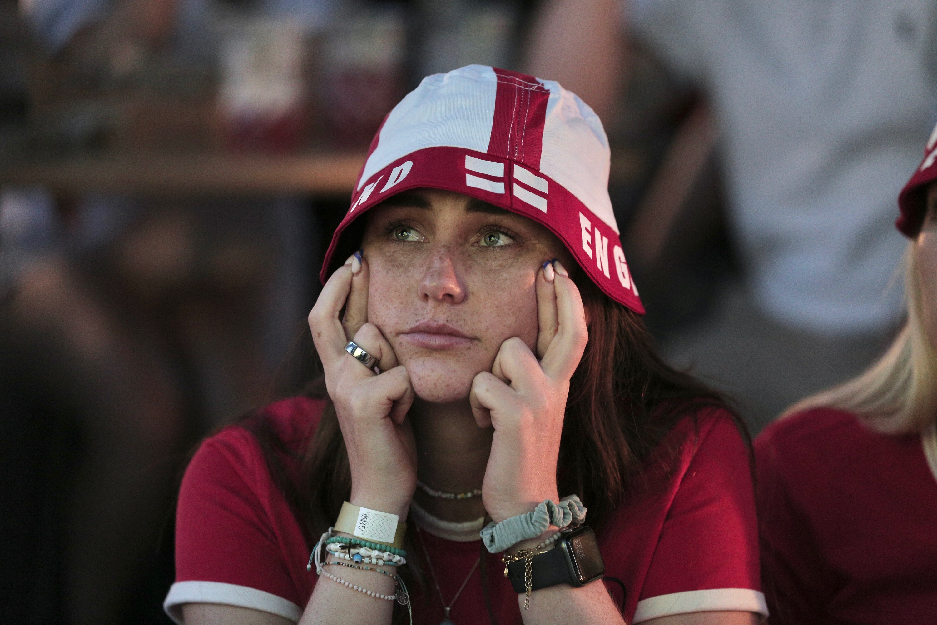 England fan in central London